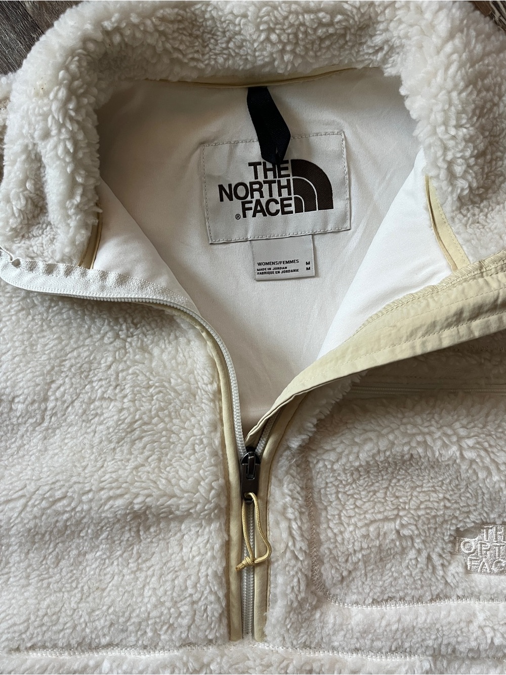 The North Face Women's Extreme Pile Pullover - Gardenia White - Picture 5 of 5